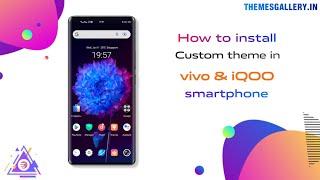 How to download and apply custom theme in vivo and iQOO smartphone [upl. by Lacagnia110]