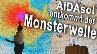 AIDAsol entkommt der Monsterwelle  Von Hamburg nach Mallorca [upl. by Ahsed]