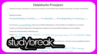 Didaktische Prinzipien  Didaktik [upl. by Airretal72]