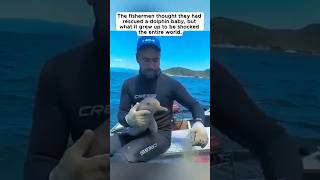 The fishermen thought they had rescued a dolphin baby but what it grew up to be shocked the entire [upl. by France]