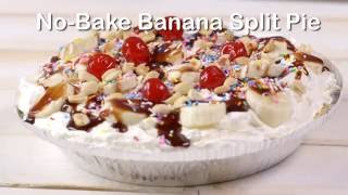 NoBake Banana Split Pie [upl. by Maude]