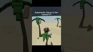 Garous the fastest roblox strongestbattlegrounds fyp trending [upl. by Aleusnoc]