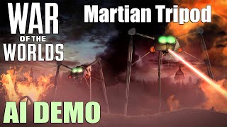 AI DEMO War Of The Worlds Martian Tripod SNPC  Garrys Mod [upl. by Narut]