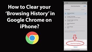 How to Clear your Browsing History in Google Chrome on iPhone [upl. by Gnihc102]