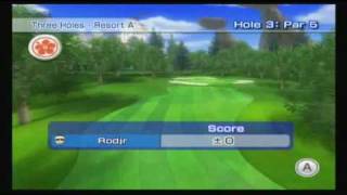 Wii Sports Resort Golf [upl. by Ahseinod]