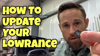 HOW TO UPDATE YOUR LOWRANCE  Step By Step [upl. by Yrelav]