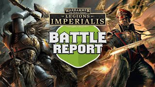 Space Wolves vs Solar Auxilia Legions Imperialis Battle Report Ep 1 [upl. by Alpert855]