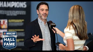 Jimmie Johnson reflects on career after HOF selection  NASCAR [upl. by Paul]