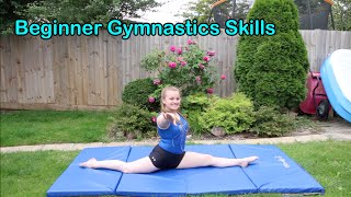 Beginner Gymnastics Skills  KTGymnasticsFan [upl. by Ocsinarf]