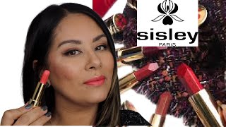 NEW Sisley Le Phyto Rouge Lipstick Swatches  2020 New Shades [upl. by Animrac]