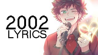 Nightcore  2002 Male version AnneMarie  Lyrics [upl. by Lou339]