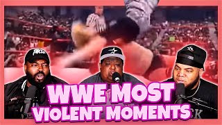 WWE most violent moments compilation Reaction [upl. by Denver]