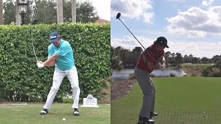 JASON DUFNER  SYNCED DRIVER GOLF SWING FACEON DTL REG amp SLOW MOTION  1080p HD [upl. by Henryson]