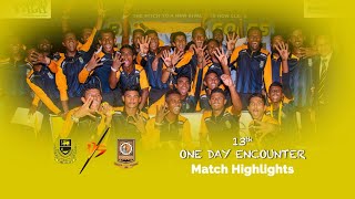 Highlights  DS Senanayake College vs Mahanama College  13th One Day Encounter [upl. by Dumas]