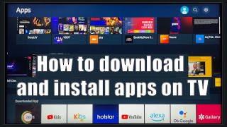 How to Download and Install Apps on Samsung TV  Add App to Smart TV [upl. by Bills102]