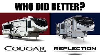 Keystone or Grand Design RVs  Reflection 337RLS vs Cougar 315RLS HeadtoHead Comparison [upl. by Reffinnej]