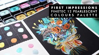 FINETEC 12 PEARLESCENT COLOURS FIRST IMPRESSIONS [upl. by Eads]