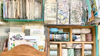 Junk journal amp craft storage ideas [upl. by Coralyn399]