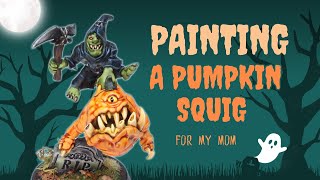 Painting Warhammer Gloomspite Gitz  The Pumpkin Squig [upl. by Arun]