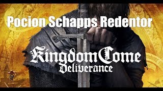 Kingdom Come Deliverance ALQUIMIA POCION SCHNAPPS REDENTOR I Gameplay Español I Mariatxi [upl. by Mayhs]