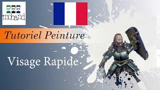 Comment peindre  Un visage de figurine rapidement [upl. by Nabi]