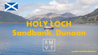 Holy Loch Sandbank Dunoon Argyll Scotland [upl. by Czarra]