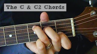 The C amp C2 Chords  Guitar Tutorial [upl. by Euqinad143]