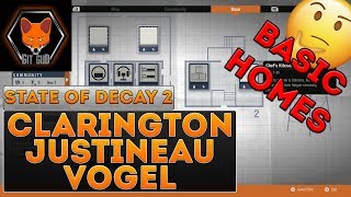 State of Decay 2 home base guide Clarington Vogel amp Justineau [upl. by Ednalrim351]