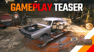 Gas Station Simulator Car Junkyard  Official Gameplay Teaser [upl. by Braunstein573]