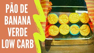 Pão de Banana Verde  Só 2 ingredientes LOW CARB [upl. by Shandra]