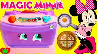 Minnie Mouse Bakes In Magical Toy Stove Counting Baking Oven Surprises [upl. by Poyssick596]