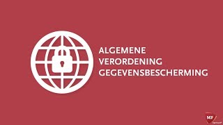 AVG Uitleg Animatie Algemene Verordening Gegevensbescherming [upl. by Lizabeth844]