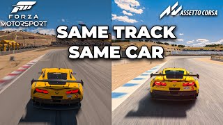 Forza Motorsport VS Assetto Corsa  Same Tracks amp Same Cars [upl. by Philippe]