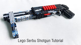 Lego Serbu Shotgun The Brickshooter Tutorial [upl. by Gilleod70]