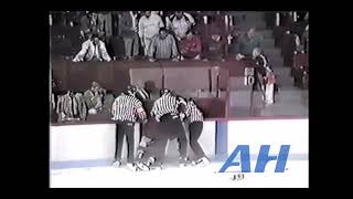 QMJHL   1991 Daniel ArsenaultLAV v Eric CardinalDRU Laval Titan Drummondville Voltigeurs [upl. by Varion]