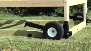 Chicken Tractor Wheel Kit [upl. by Meit475]