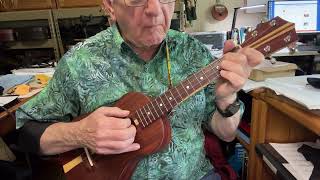 Campbells Farewell to Redcastle  Tenor Ukulele [upl. by Nij]