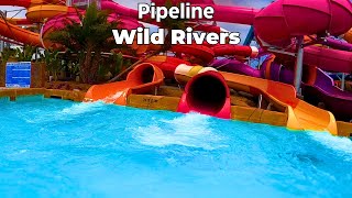 Pipeline Water Slide at Wild Rivers Irvine POV [upl. by Shir]