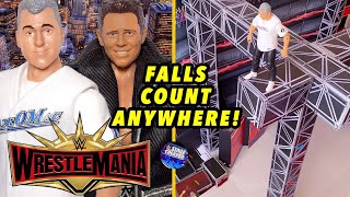 Shane McMahon vs The Miz  Falls Count Anywhere Action Figure Match WrestleMania 35 [upl. by Francene]