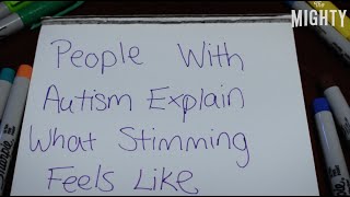 People With Autism Explain What Stimming Feels Like [upl. by Ambler]