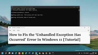 How To Fix Unhandled Exception Has Occurred In Your Application Error On Windows 10 8 7 81 [upl. by Rickard]