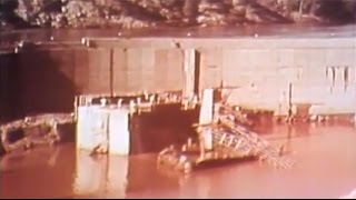 Kariba Hydroelectric Plant  Zambia Zimbabwe 1960 [upl. by Tail]