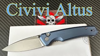 Civivi Altus button lock knife Now in aluminum [upl. by Yelha]