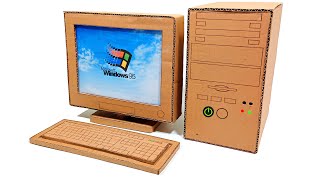 How To Make Cardboard Computer  DIY Keyboard Computer  Mini Computer Part 3 [upl. by Esaertal968]