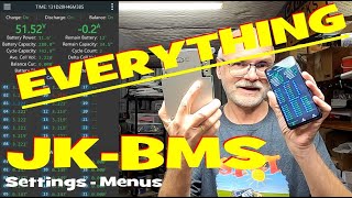 JKBMS all settings and menus explained How to program and set parameters [upl. by Regina]