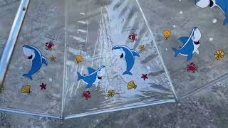 Totes Adults and Kids Clear Bubble Umbrella Review GREAT Baby Umbrella Very Solid [upl. by Nairam476]