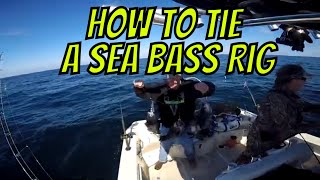 How To Tie a Black Sea Bass Rig [upl. by Pius]