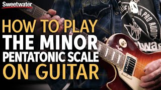 How to Play the Minor Pentatonic Scale On Guitar [upl. by Lasiaf281]