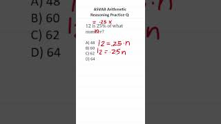 ASVABPiCAT Arithmetic Reasoning Practice Test Q percentage acetheasvab with grammarhero [upl. by Nosneb]