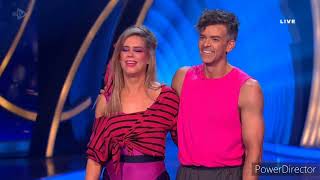 Lou Sanders and Brendyn Hatfield skating in Dancing On Ice 21124 [upl. by Girardo933]